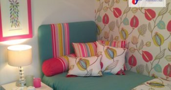 Renove seu apartamento com adesivos e papel de parede