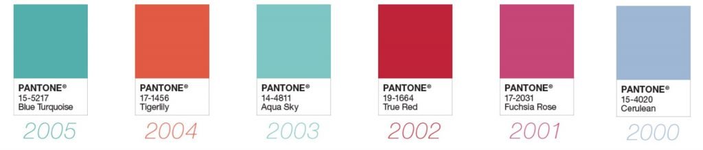 cores do ano pantone